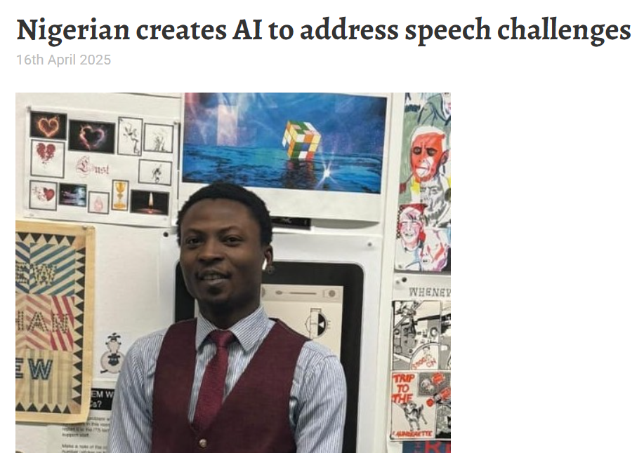 Media coverage and recognition of Omotayo Emmanuel Omoyemi